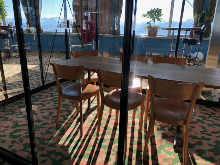 Sitzungszimmer im Glashaus