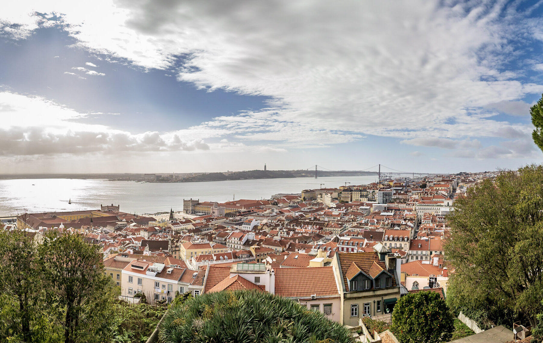Beautiful view over Lisbon
