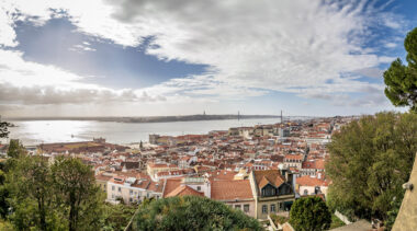 Beautiful view over Lisbon