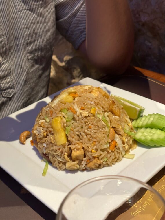 fried rice on a plate